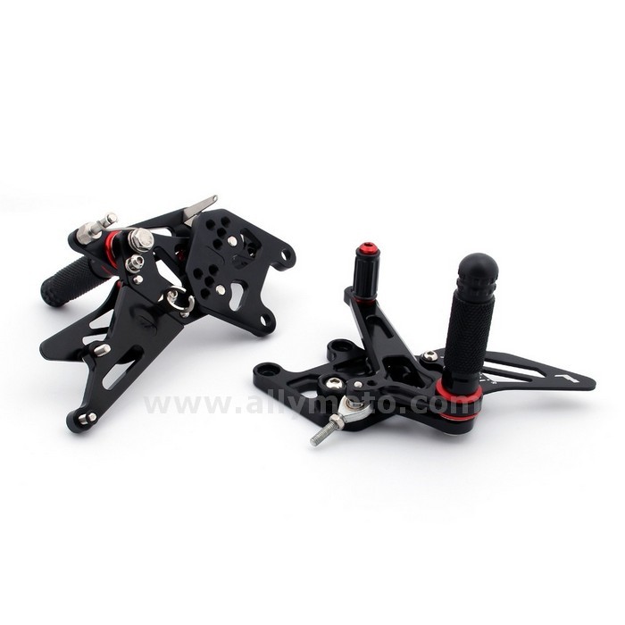 74 Rearset Rear Set Footpegs Honda Cbr 600 Rr Cbr600Rr 2007-2008 Black@3